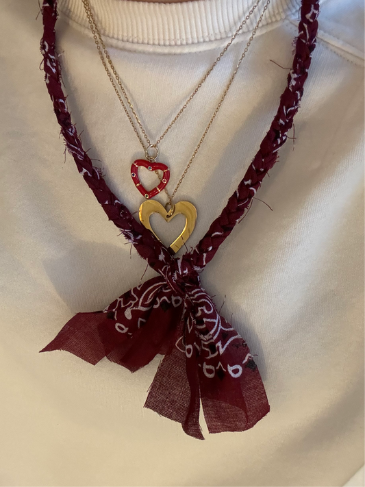 Daan ketting burgundy
