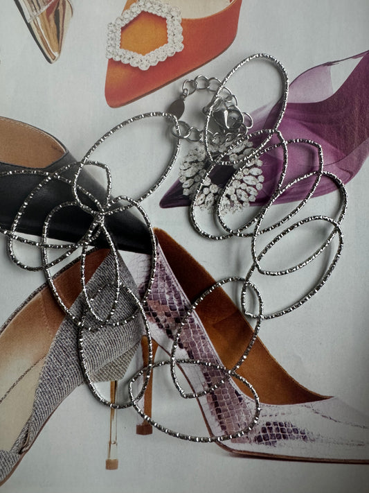 Cas Ketting BIG zilver