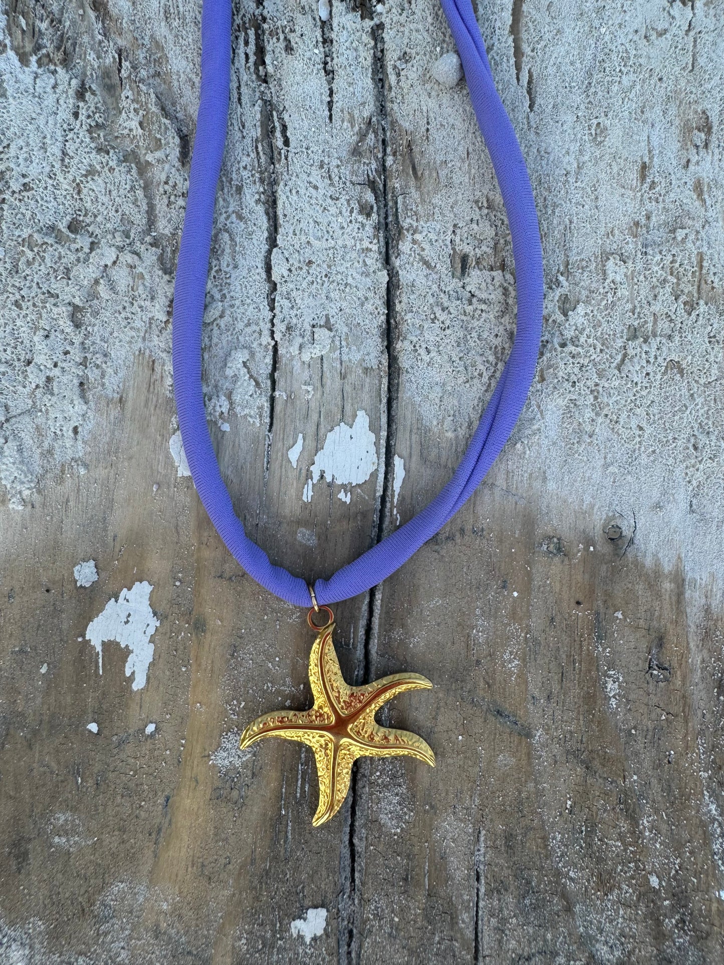 Biza ketting lila