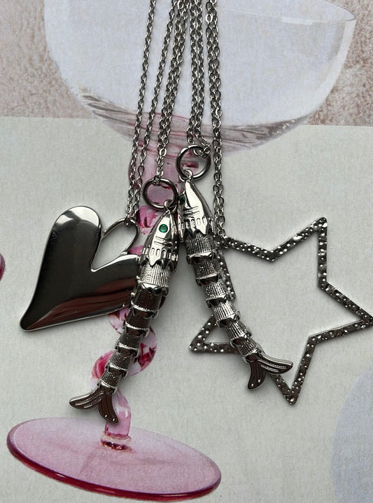 Lotte one piece ketting zilver