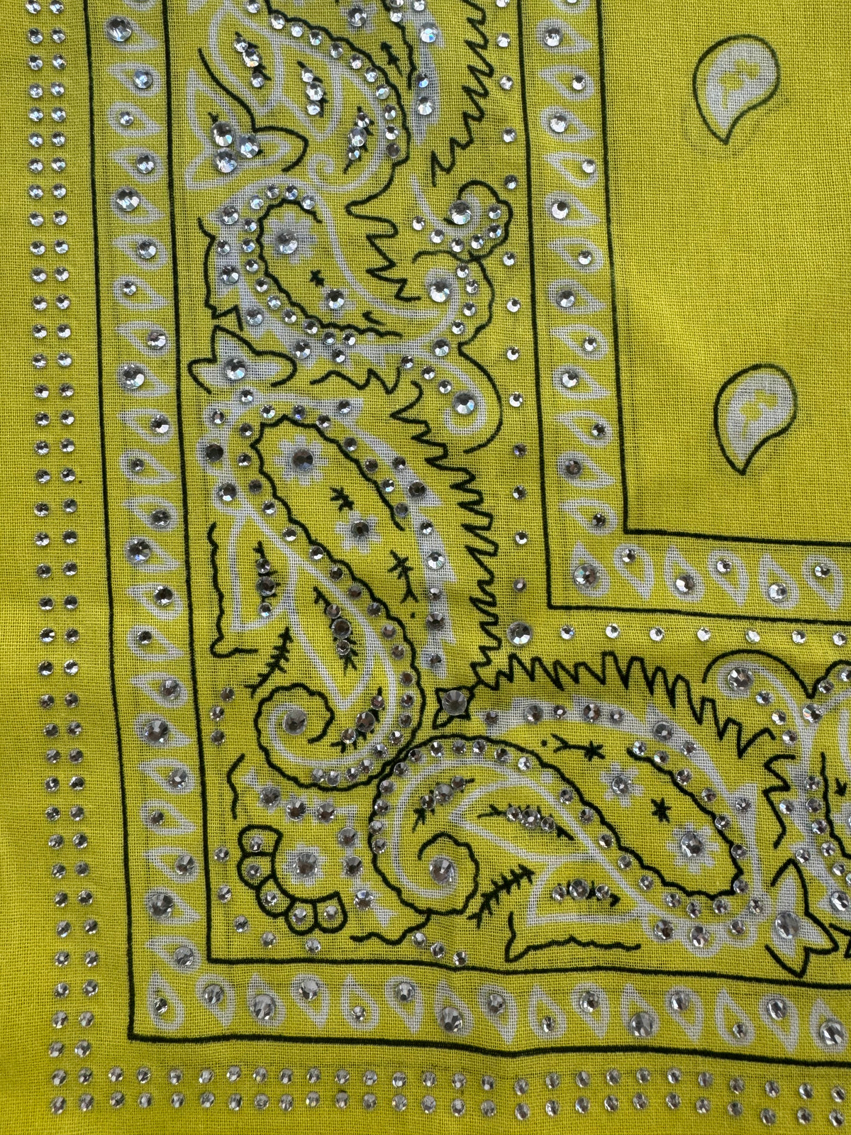 Diamant Bandana Geel