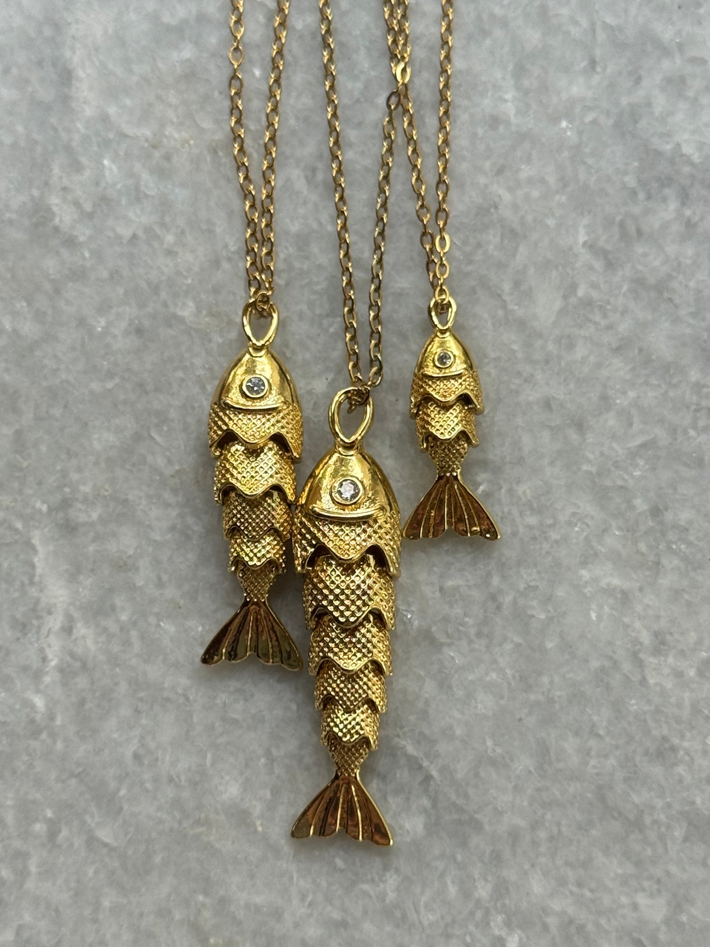 Goudvis Ketting