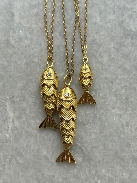 Goudvis Ketting