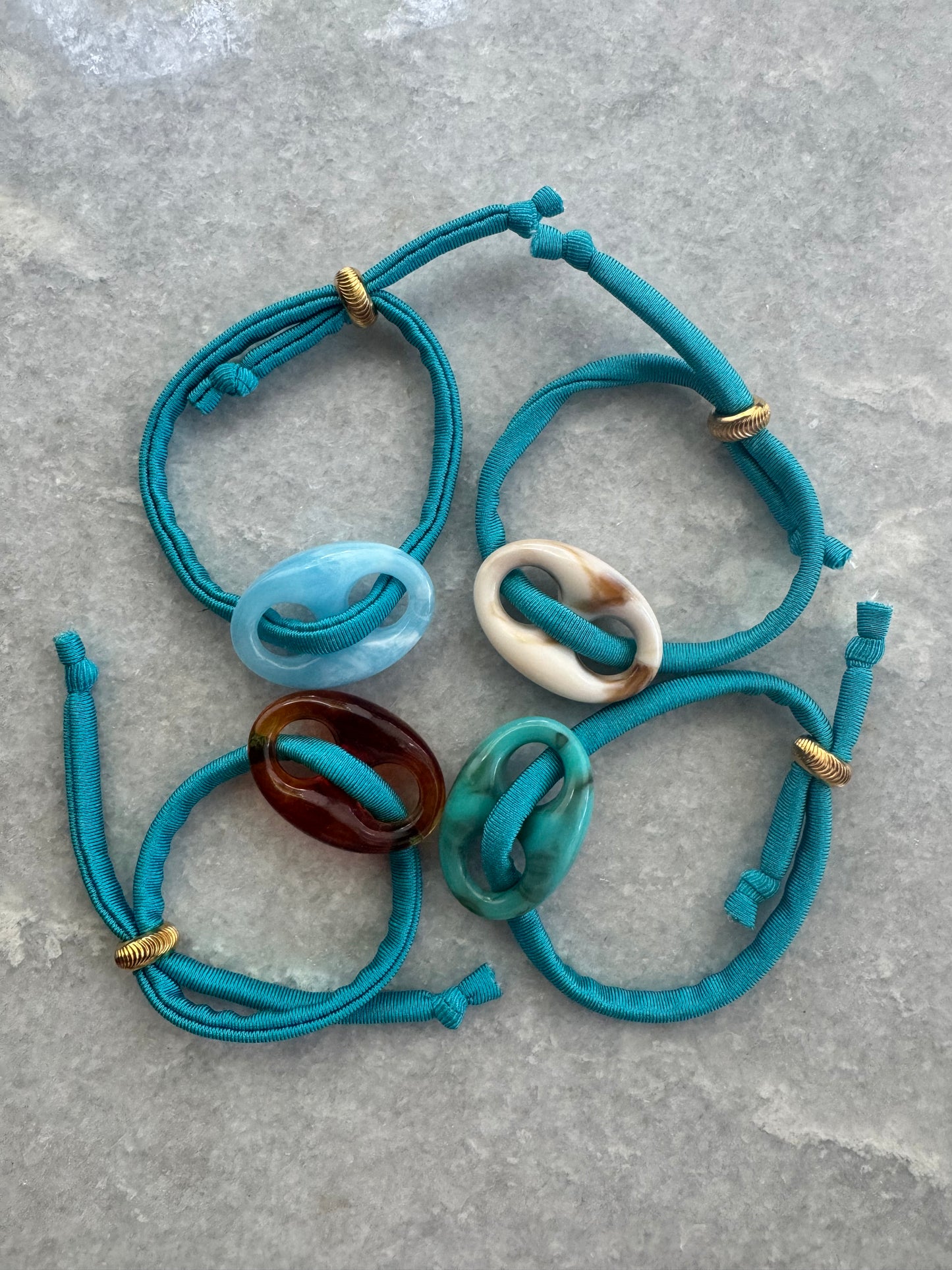 Biza x Kof armband Turquoise