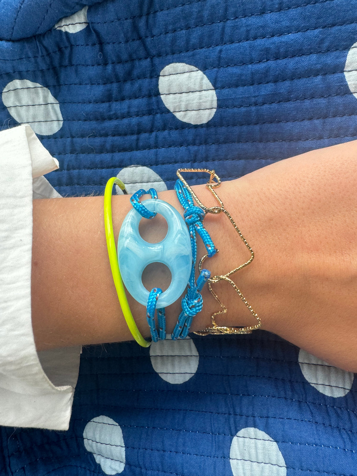 Kof Armband Blauw