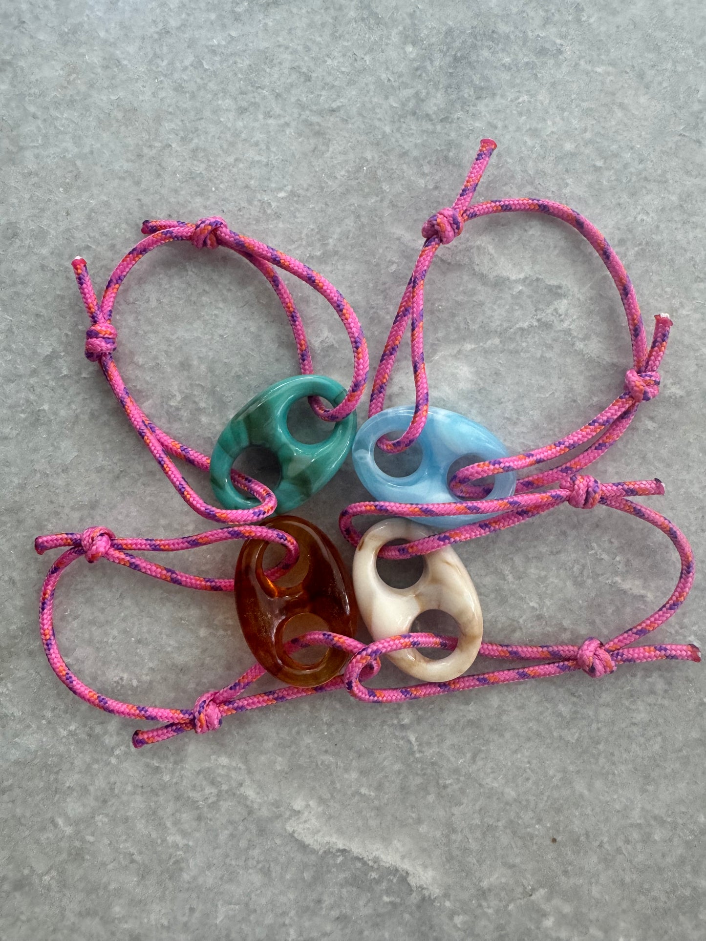 Kof Armband Roze Oranje