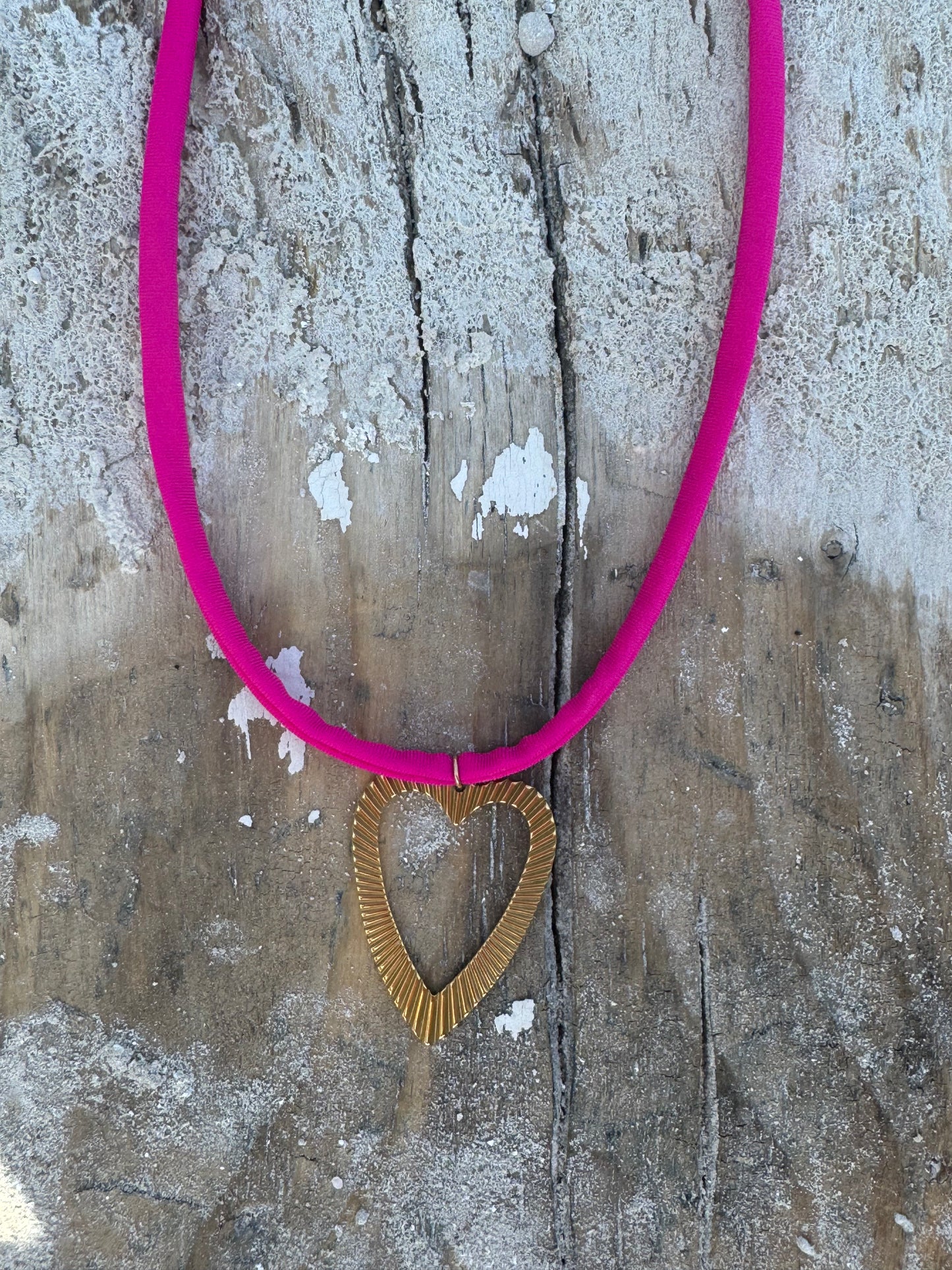 Biza ketting roze