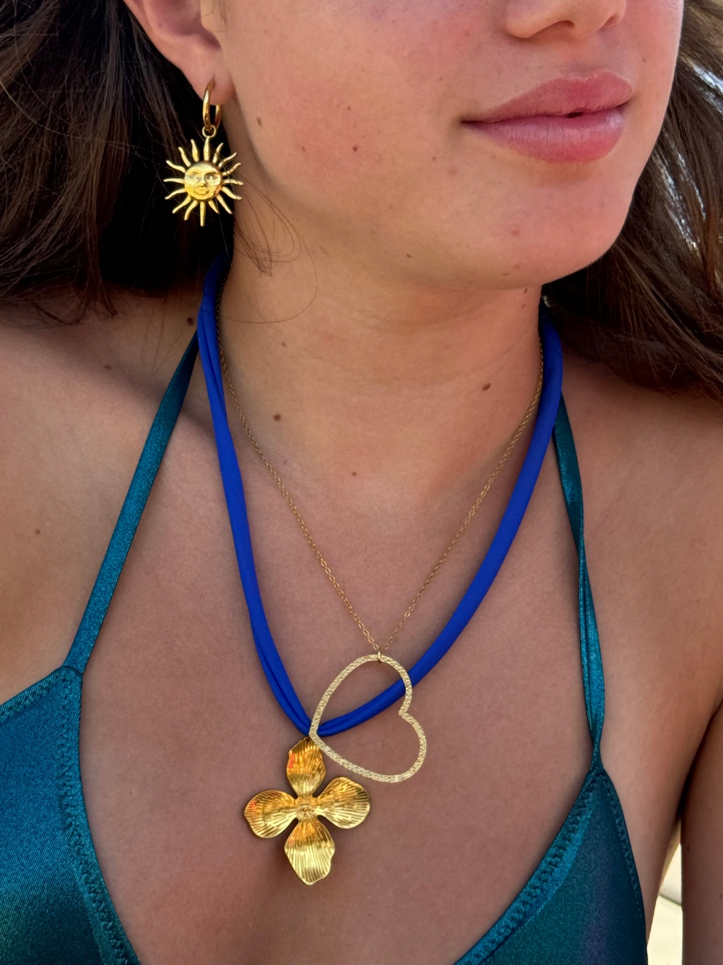 Biza ketting konings blauw