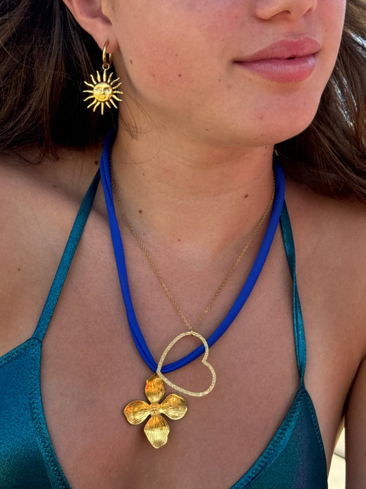 Biza ketting konings blauw