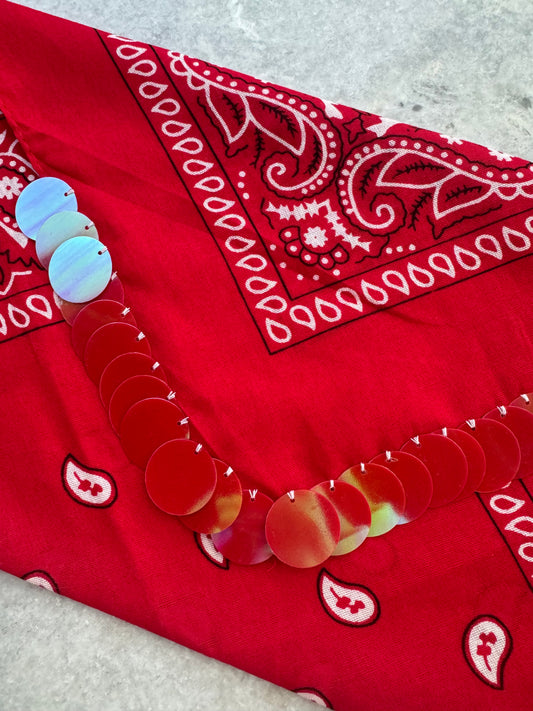Paillet Bandana Rood