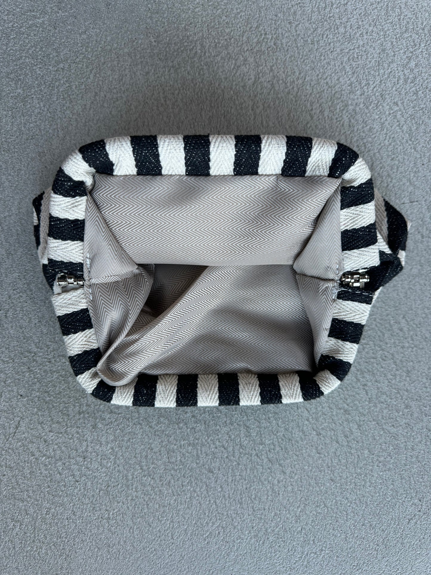Stripe Clutch