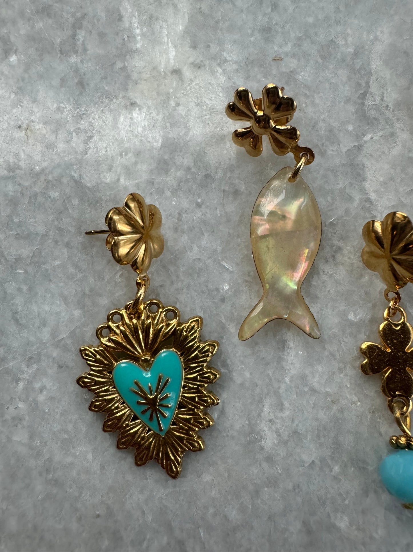 Siem One piece oorbellen