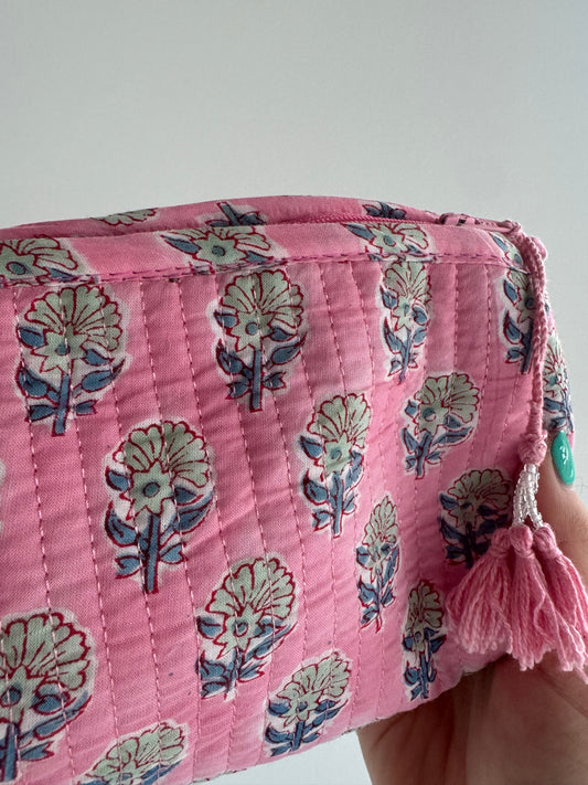 Coby Etui Roze bloemen