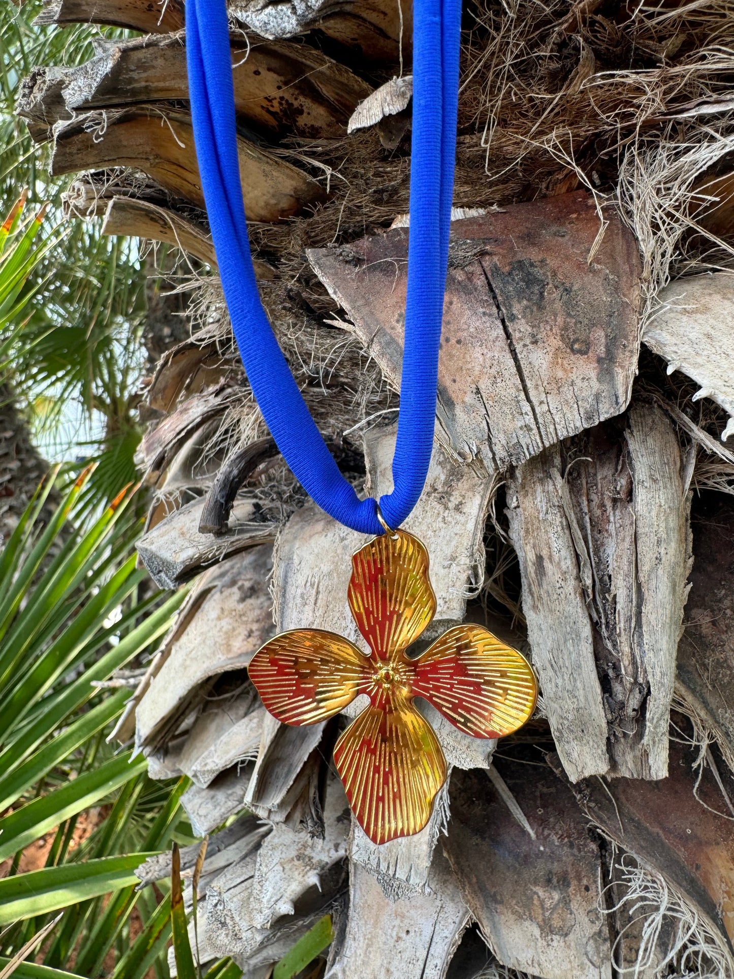 Biza ketting konings blauw