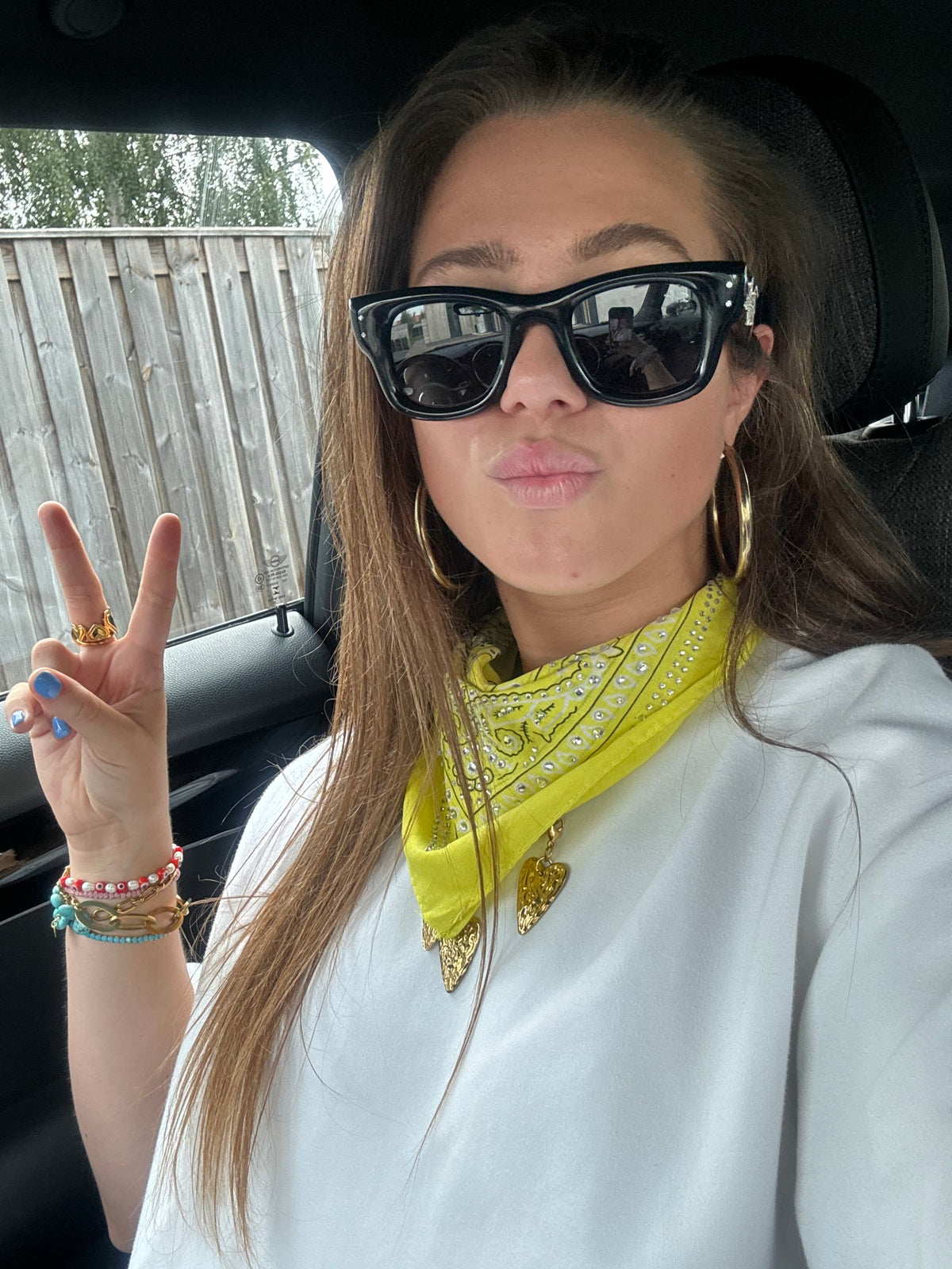 Diamant Bandana Geel