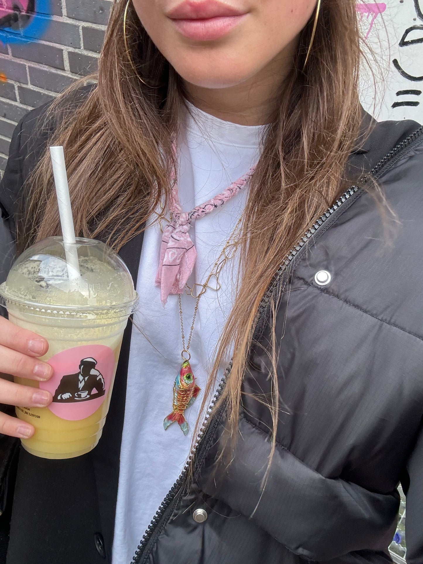 Daan ketting baby roze