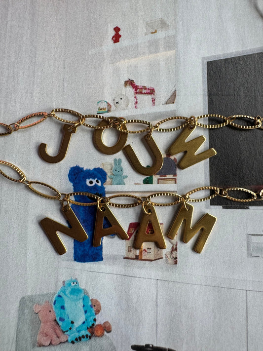 Maan Ketting Goud