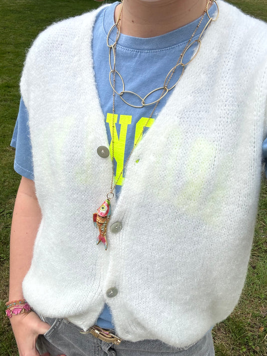 Max gilet Crème/OffWhite