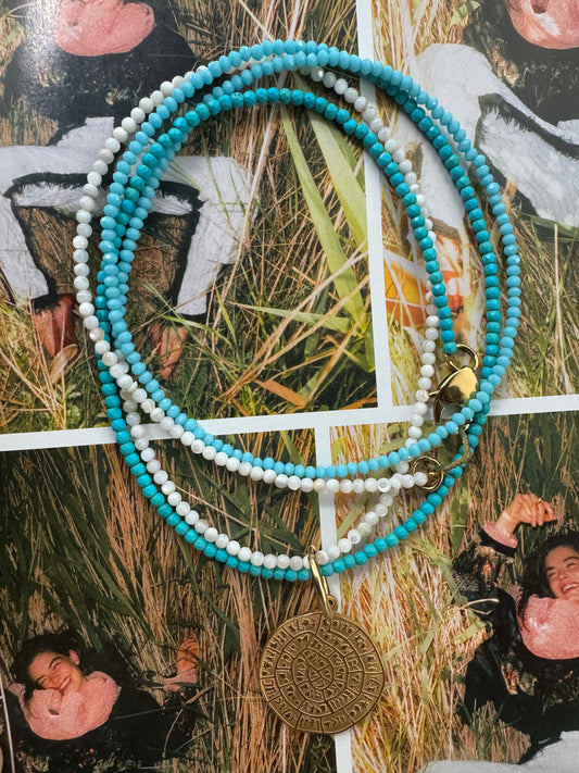 Loa ketting blauw