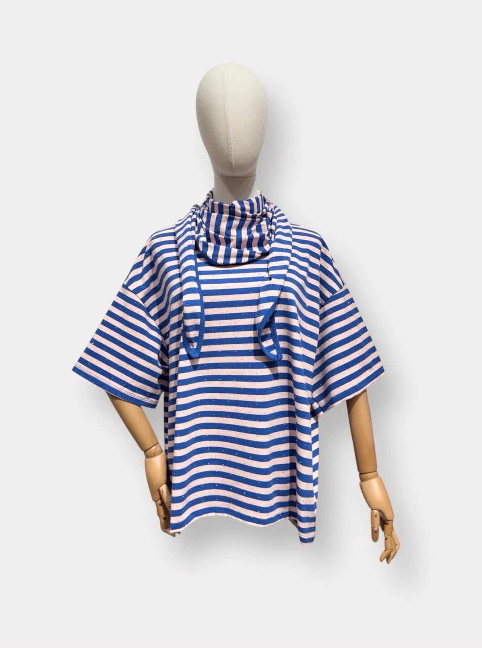 Lulu Top navy roze