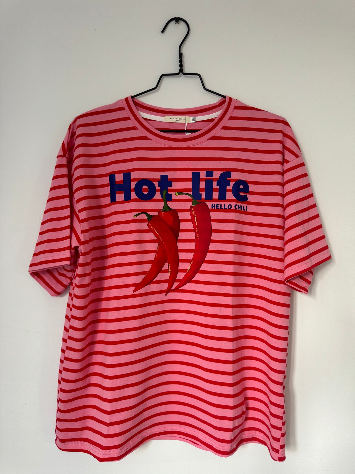 Hot Chili Tee Red Pink