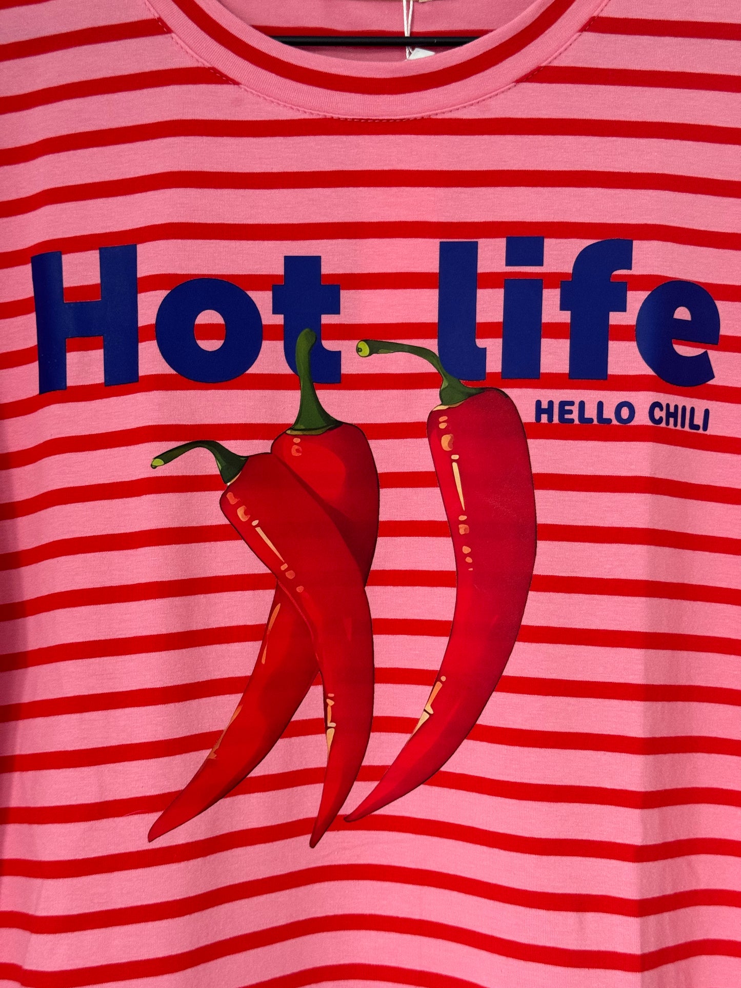 Hot Chili Tee Red Pink