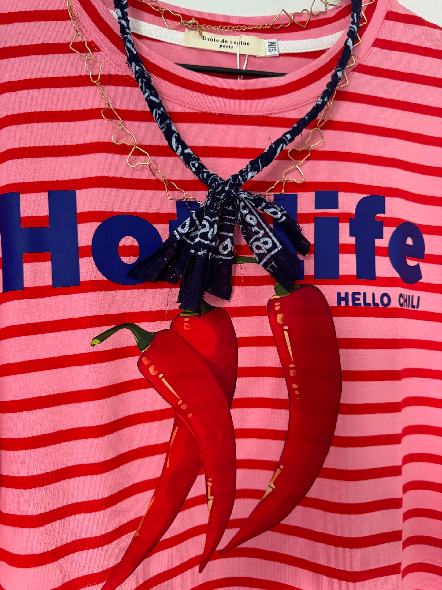 Hot Chili Tee Red Pink