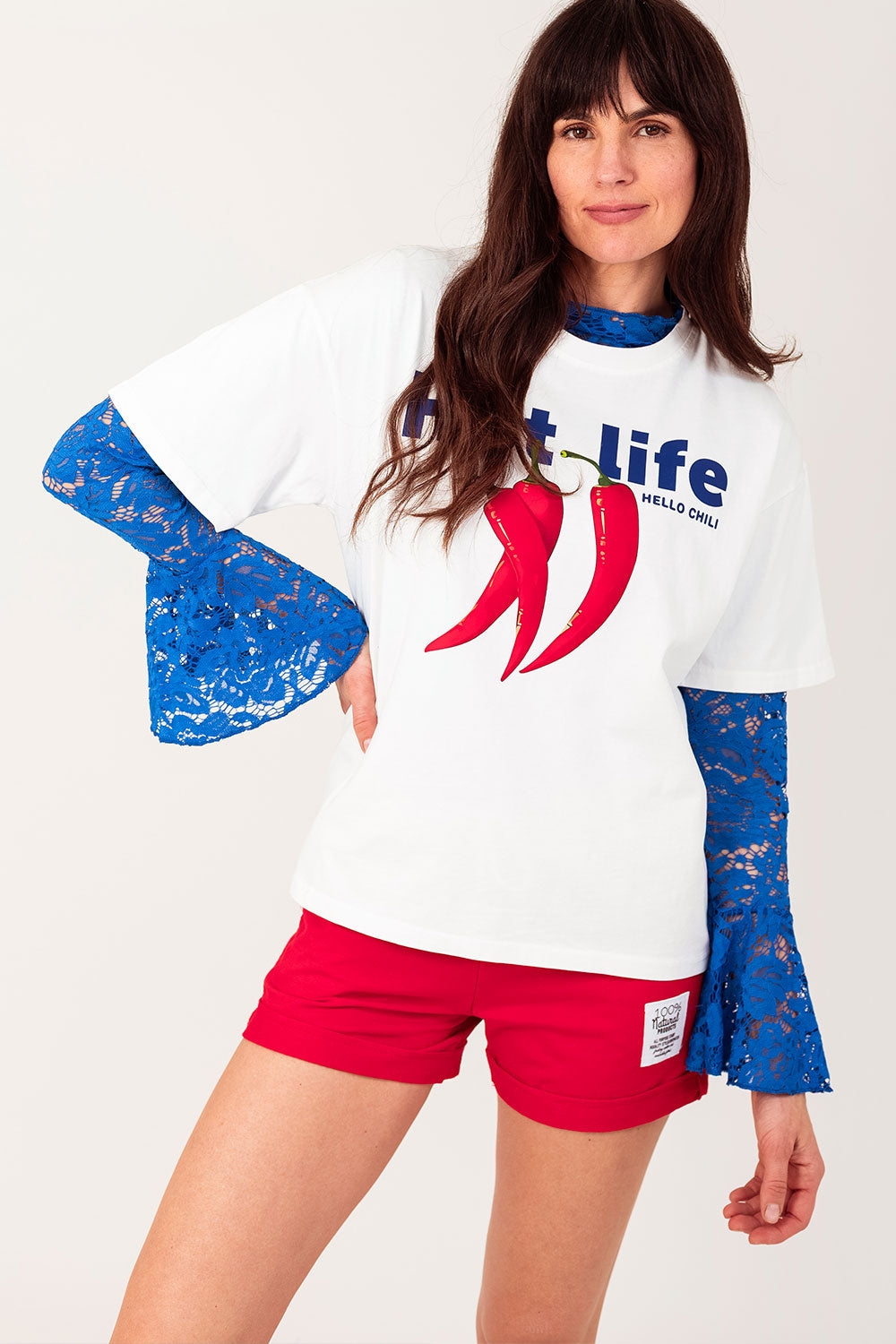 Hot Chili Tee White