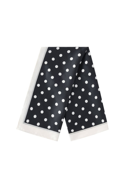 Polka Dot Sjaal zwart